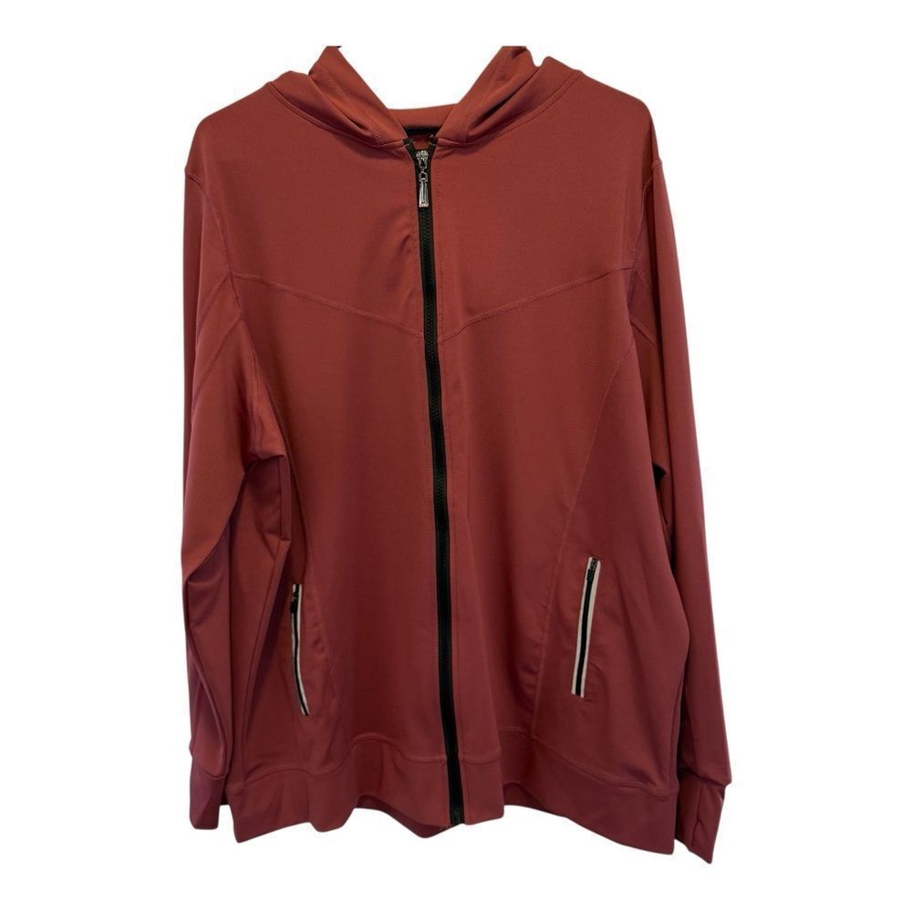 RAG NWOT Mauve Zip-Up Hoodie